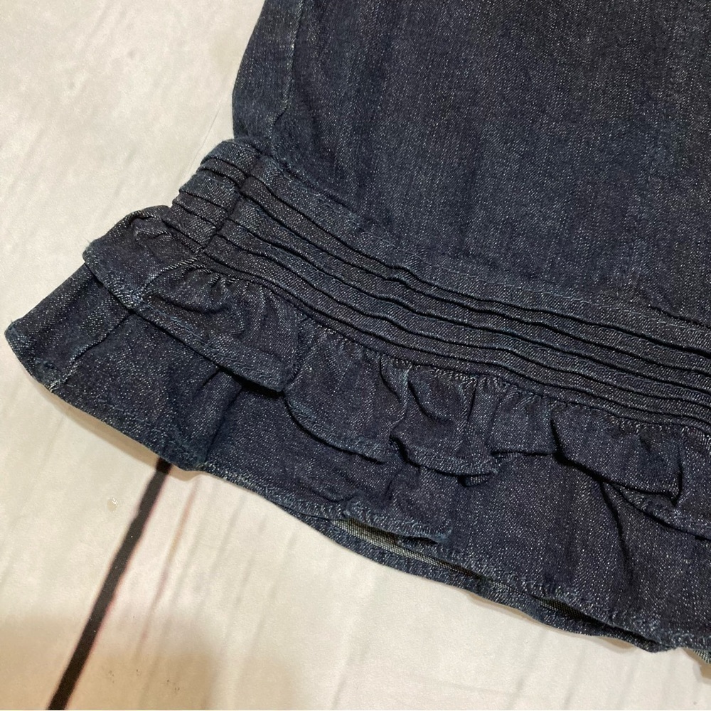 Angels Kiss Juniors denim mini skirt with little ruffles size 13 NWT Y2K - Picture 4 of 10